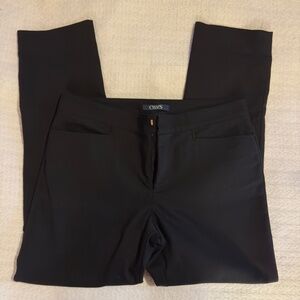 Chaps Slim Business Dress Pant Black Size 12